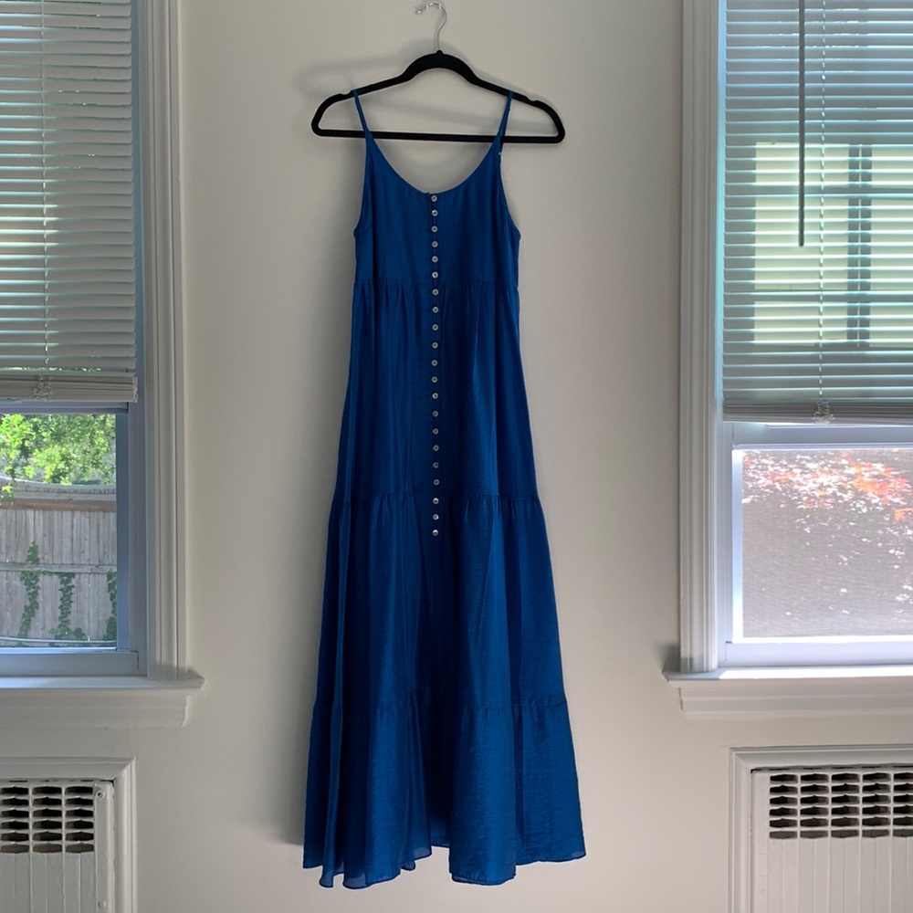 NWT & Other Stories royal blue maxi dress, size 4